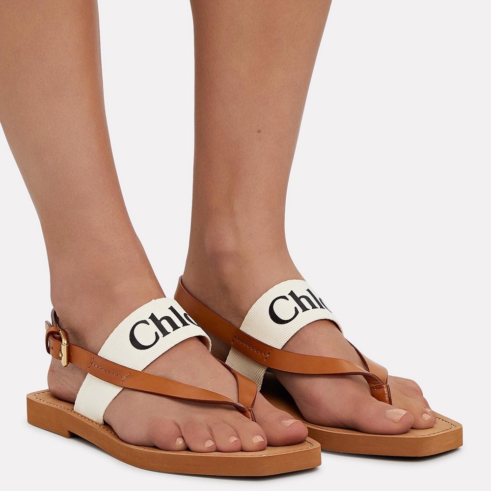 Chloe Woody Thong Sandals